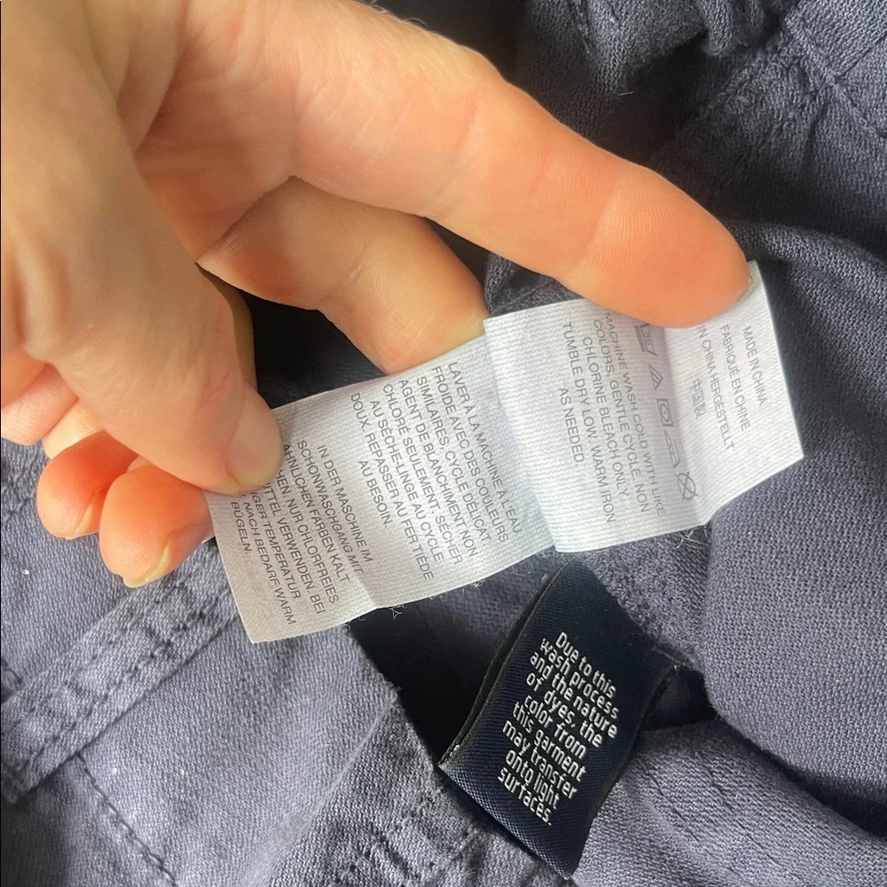 J. Crew Women’s Deep Blue Chino Cargo Pants, 00 size. - Picture 4 of 16